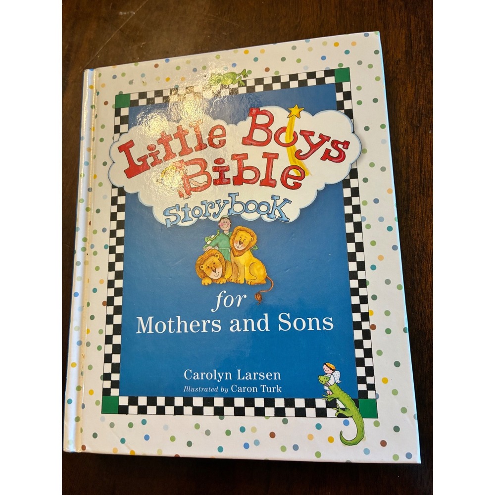 Little Boys Bible Storybook for Mothers and Sons Carolyn Larsen Hardcover 2002
